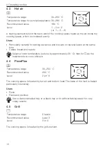 Предварительный просмотр 14 страницы V-ZUG BCSLPZ60 Operating Instructions Manual