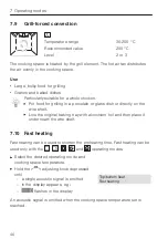 Предварительный просмотр 46 страницы V-ZUG BCXSLP Operating Instructions Manual