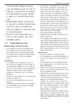 Preview for 7 page of V-ZUG BCXSLPZ60 Operating Instructions Manual