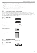 Предварительный просмотр 45 страницы V-ZUG BCXSLPZ60 Operating Instructions Manual