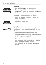 Preview for 14 page of V-ZUG BCXSLZ60 Operating Instructions Manual