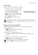 Preview for 41 page of V-ZUG BCXSLZ60 Operating Instructions Manual