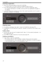 Предварительный просмотр 16 страницы V-ZUG C2T-21043 Operating Instructions Manual