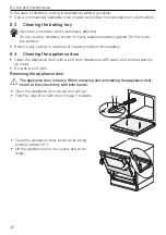 Предварительный просмотр 42 страницы V-ZUG C2T-21043 Operating Instructions Manual