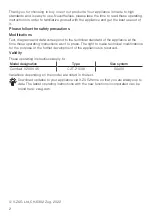 Предварительный просмотр 2 страницы V-ZUG C2T-21048 Operating Instructions Manual