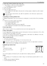 Предварительный просмотр 33 страницы V-ZUG C2T-21048 Operating Instructions Manual