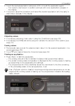 Предварительный просмотр 17 страницы V-ZUG C6T-21047 Operating Instructions Manual