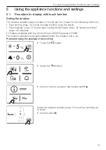 Предварительный просмотр 13 страницы V-ZUG CCO6T-51096 Operating Instructions Manual