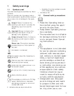 Preview for 5 page of V-ZUG CCSXSL60c Operating Instructions Manual