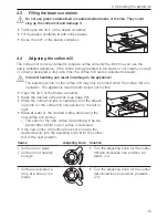 Предварительный просмотр 15 страницы V-ZUG CCSXSL60c Operating Instructions Manual