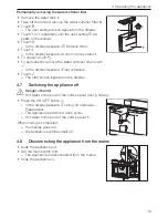 Preview for 19 page of V-ZUG CCSXSL60c Operating Instructions Manual