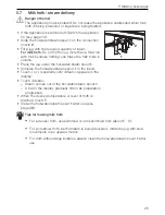 Предварительный просмотр 25 страницы V-ZUG CCSXSL60c Operating Instructions Manual