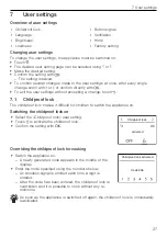 Предварительный просмотр 27 страницы V-ZUG CCT2T-31095 Operating Instructions Manual