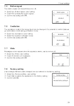 Preview for 29 page of V-ZUG CCT2T-31095 Operating Instructions Manual