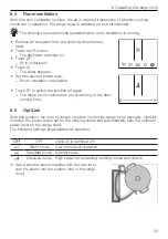 Preview for 23 page of V-ZUG CCT4T-31096 Operating Instructions Manual