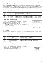 Предварительный просмотр 25 страницы V-ZUG CCT4T-31096 Operating Instructions Manual