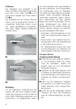 Предварительный просмотр 10 страницы V-ZUG CLASSIC 51022 Operating Instructions Manual