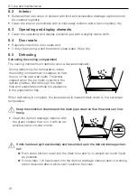 Предварительный просмотр 16 страницы V-ZUG Classic eco Operating Instructions Manual