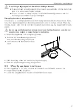 Предварительный просмотр 17 страницы V-ZUG Classic eco Operating Instructions Manual