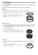 Preview for 14 page of V-ZUG CM2T-24021 Operating Instructions Manual