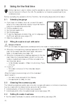 Preview for 10 page of V-ZUG CoffeeCenter V6000 45 Operating Instructions Manual