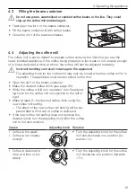 Предварительный просмотр 15 страницы V-ZUG CoffeeCenter V6000 45 Operating Instructions Manual