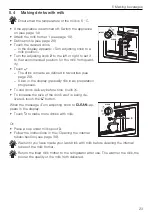 Preview for 23 page of V-ZUG CoffeeCenter V6000 45 Operating Instructions Manual