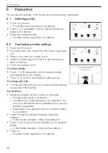 Предварительный просмотр 26 страницы V-ZUG CoffeeCenter V6000 45 Operating Instructions Manual