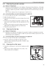 Preview for 33 page of V-ZUG CoffeeCenter V6000 45 Operating Instructions Manual