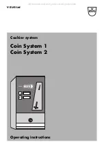 V-ZUG Coin System 1 Operating Instructions Manual preview