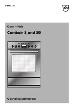 Preview for 1 page of V-ZUG Combair BC-S 681 Operating Instructions Manual