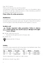 Предварительный просмотр 2 страницы V-ZUG Combair BC-SL 683 Operating Instructions Manual