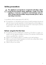 Preview for 5 page of V-ZUG Combair BC-SL 683 Operating Instructions Manual