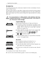 Предварительный просмотр 13 страницы V-ZUG Combair-Steam N Operating Instructions Manual