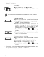 Preview for 14 page of V-ZUG Combair-Steam N Operating Instructions Manual