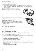 Предварительный просмотр 38 страницы V-ZUG Combair-Steam SE Operating Instructions Manual