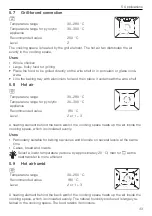 Предварительный просмотр 33 страницы V-ZUG Combair V4000 45 Operating Instructions Manual