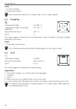 Предварительный просмотр 32 страницы V-ZUG Combair V4000 60 Operating Instructions Manual