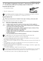 Preview for 13 page of V-ZUG Combair V6000 Operating Instructions Manual