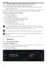 Preview for 14 page of V-ZUG Combair V6000 Operating Instructions Manual