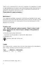 Preview for 2 page of V-ZUG Combair XSE Operating Instructions Manual