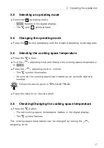 Preview for 17 page of V-ZUG Combair XSE Operating Instructions Manual