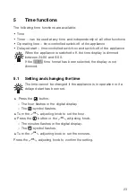 Preview for 23 page of V-ZUG Combair XSE Operating Instructions Manual