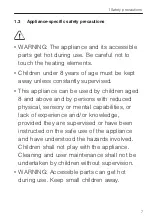 Preview for 7 page of V-ZUG Combair XSEP Operating Instructions Manual