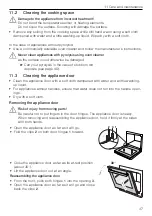 Предварительный просмотр 37 страницы V-ZUG Combair XSL Operating Instructions Manual