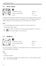 Предварительный просмотр 44 страницы V-ZUG Combair XSLP Operating Instructions Manual