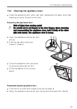 Предварительный просмотр 69 страницы V-ZUG Combair XSLP Operating Instructions Manual