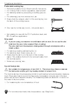 Предварительный просмотр 14 страницы V-ZUG CombairSteamer V6000 Operating Instructions Manual