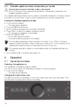 Предварительный просмотр 16 страницы V-ZUG CombairSteamer V6000 Operating Instructions Manual