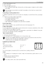 Preview for 39 page of V-ZUG CombairSteamer V6000 Operating Instructions Manual